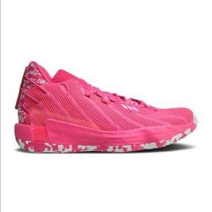 Adidas Dame 7 I AM My Own Fan -Team Basketball Shoes Pink Rare FY9359